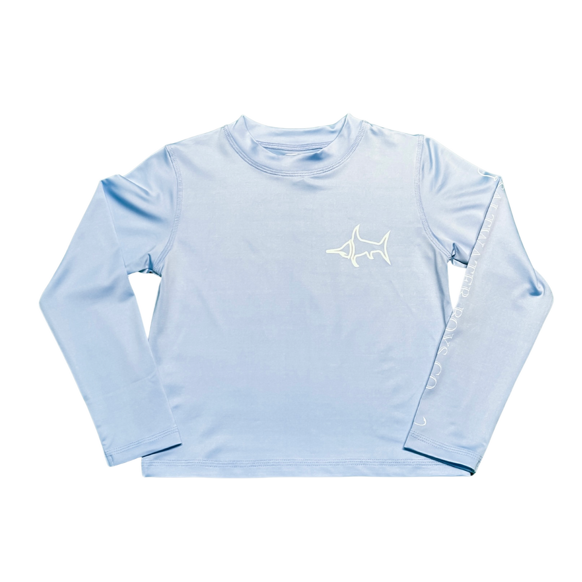 Saltwater Boys Company Rash Guard - Light Blue