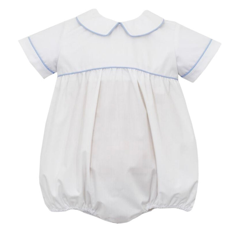 Petit Bebe Boys Bubble - White/Blue