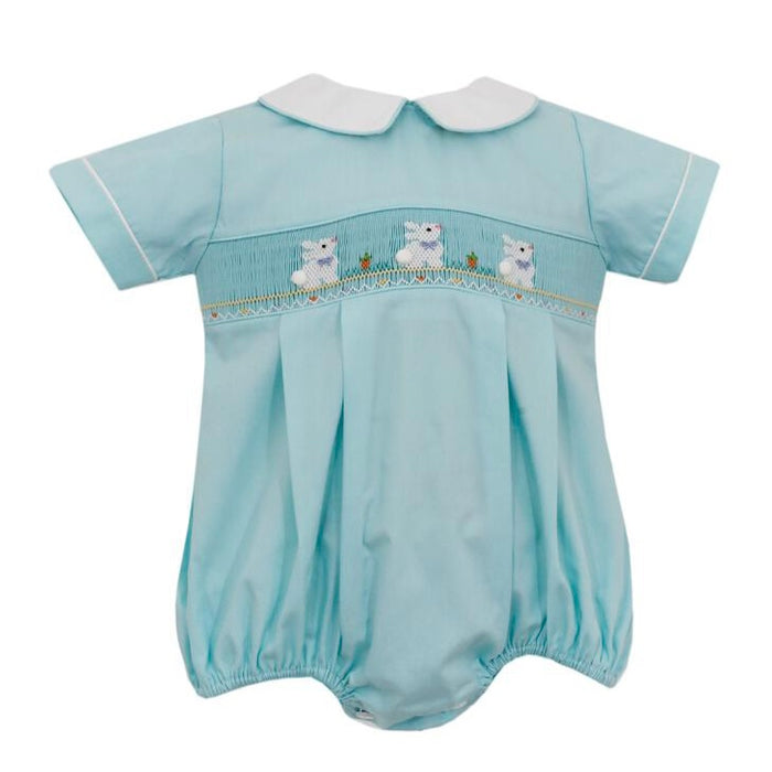 Petit Bebe Boys Bunnies Bubble - Aqua