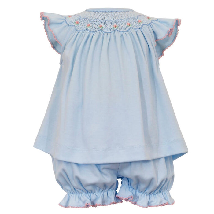 Petit Bebe Bishop Bloomer Set - Blue