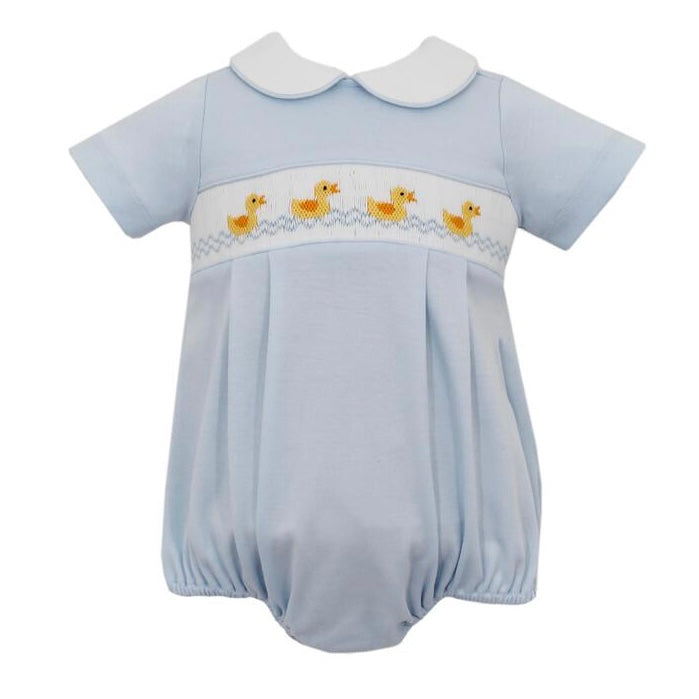 Petit Bebe Boys Ducks Bubble - Blue