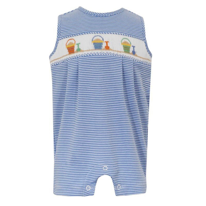 Petit Bebe Sand Pails Knit Jon Jon - Periwinkle Blue