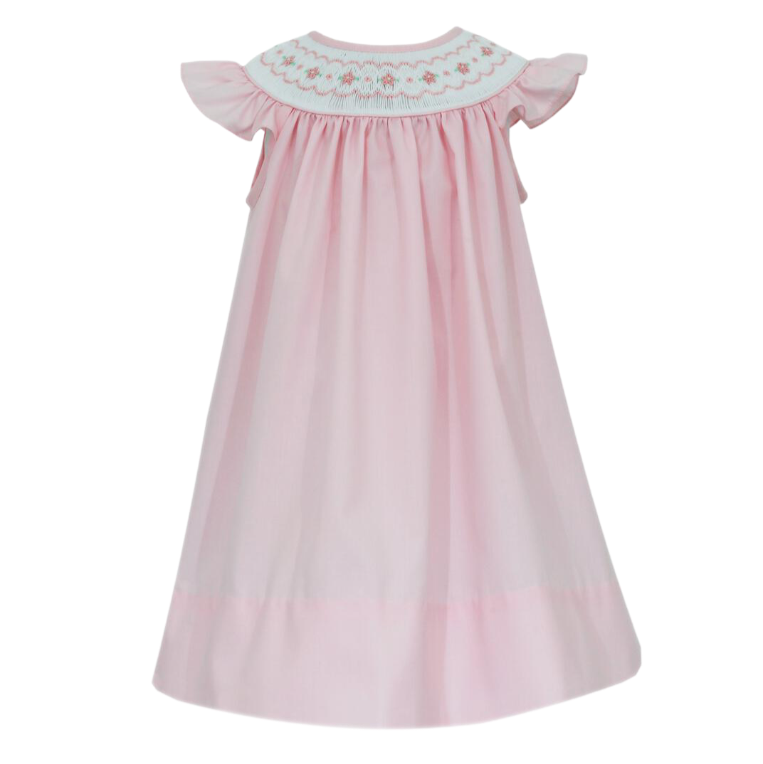 Petit Bebe Pink Poplin Dress