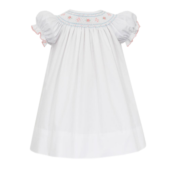 Petit Bebe White Poplin Dress