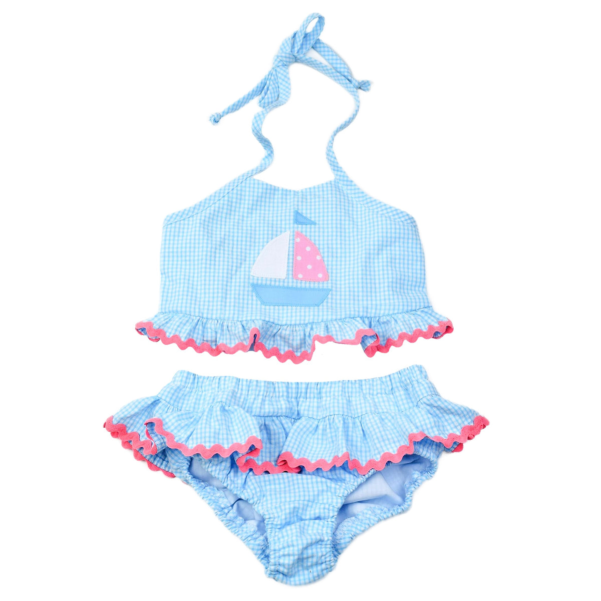 Funtasia Too Sailboat Two Piece Swimsuit - Blue