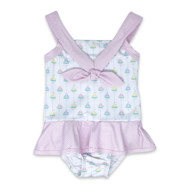 Lullaby Set One Piece Swimsuit - Seaside Sailboat