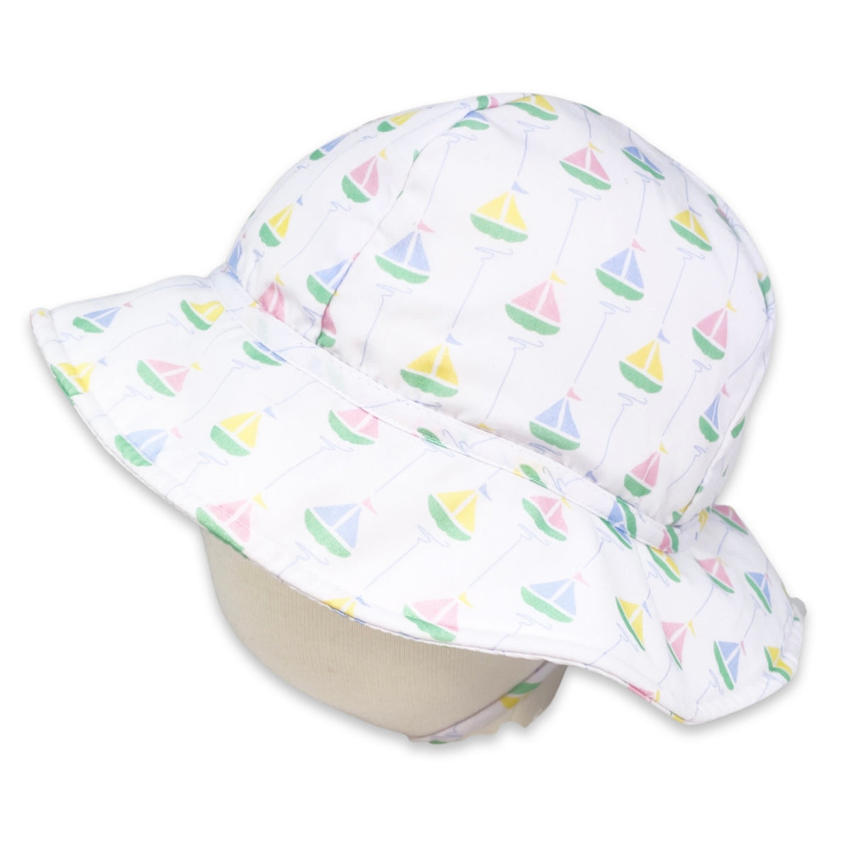 Lullaby Set Beach Bucket Hat - Seaside Sailboat