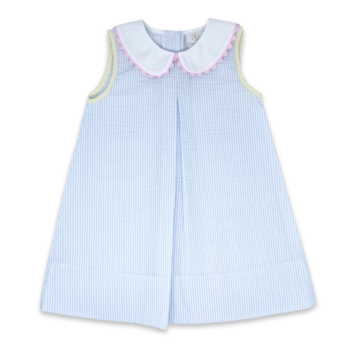 Lullaby Set Blue Seersucker Dress