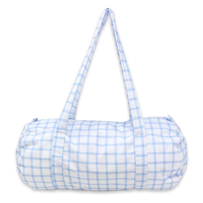 Lullaby Set Duffle Bag - Blue Windowpane