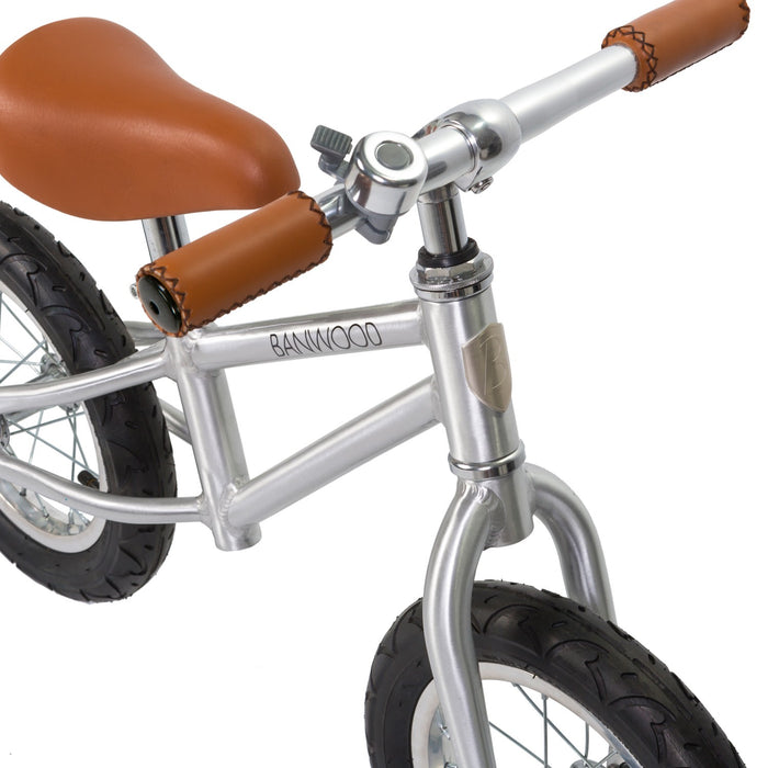 Banwood First Go Balance Bike - Chrome