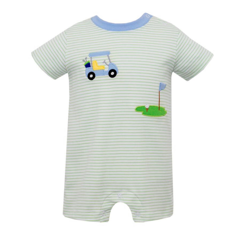 Claire & Charlie Golf Romper - Green