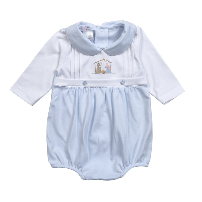 *Pre-Sale* Baby Loren Nativity Bubble - Blue