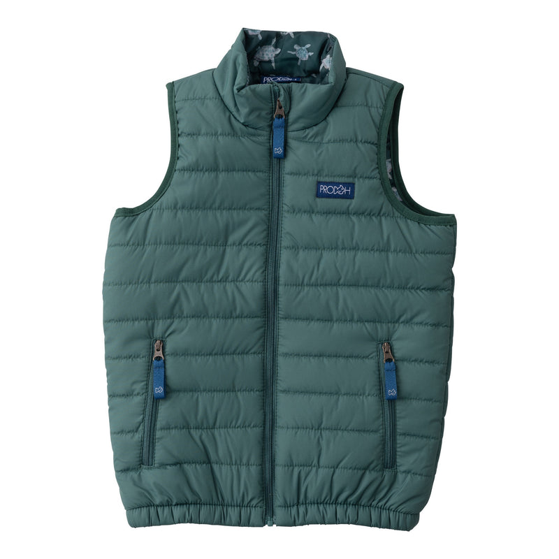 *Pre-Sale* Prodoh Puffer Vest - Posy Green