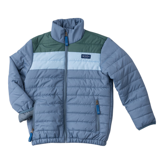 *Pre-Sale* Prodoh Puffer Jacket - Bluefin Colorblock