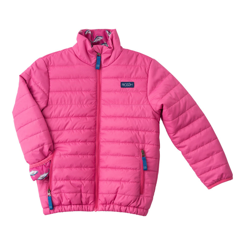 *Pre-Sale* Prodoh Puffer Jacket - Raspberry Rose