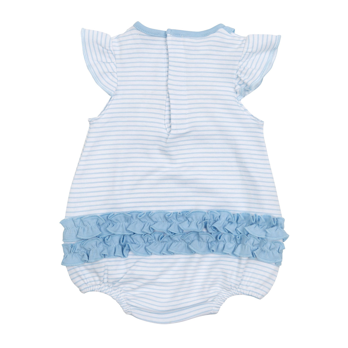 Magnolia Baby Mallard Pond Ruffle Flutters Bubble - Blue