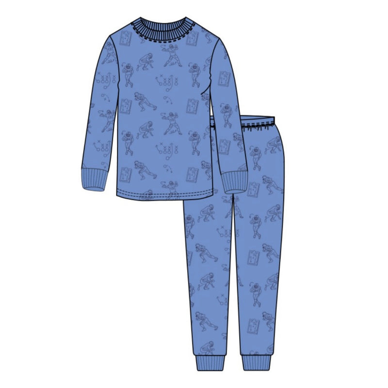 Luigi Kids Football Pajama Set - Blue