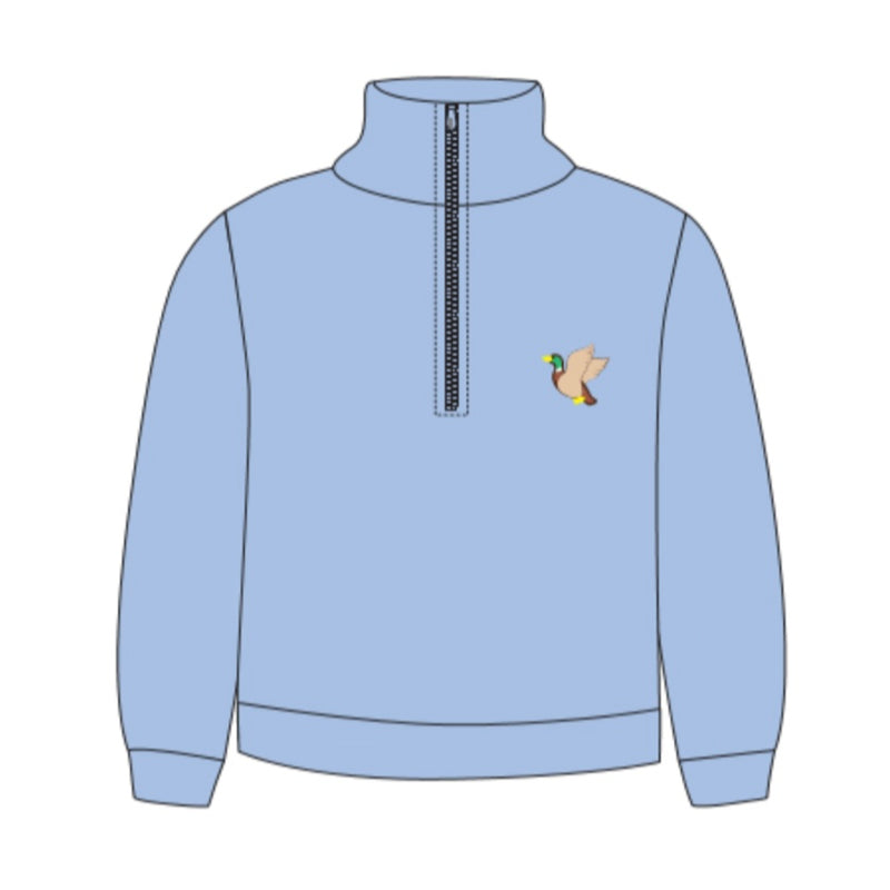 Luigi Kids Mallard Pullover - Sky Blue