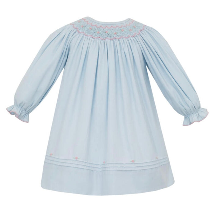 Anavini Smocked Dress - Blue