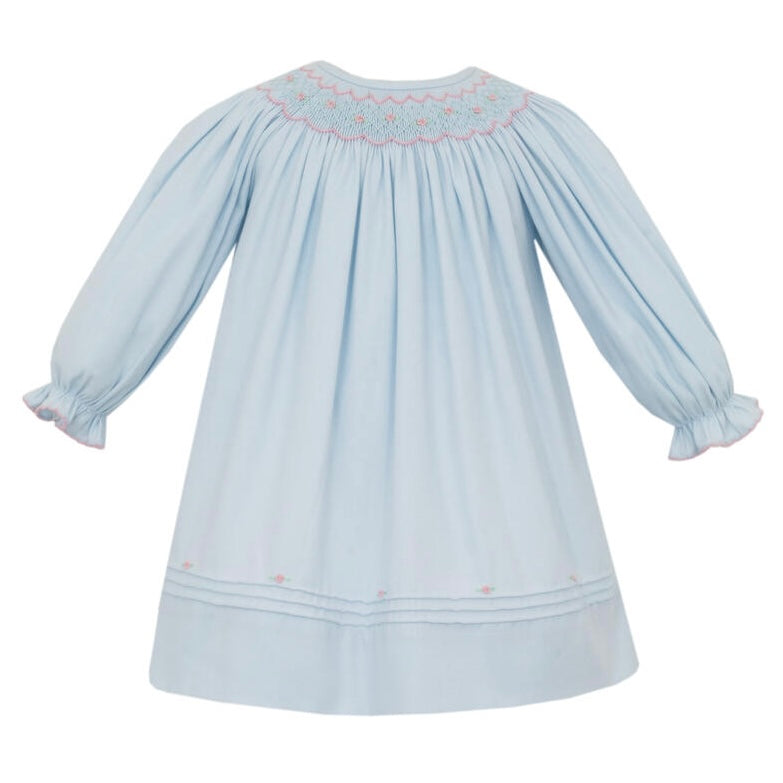 Anavini Smocked Dress - Blue