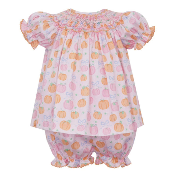 Anavini Pumpkin Bloomer Set - Pink