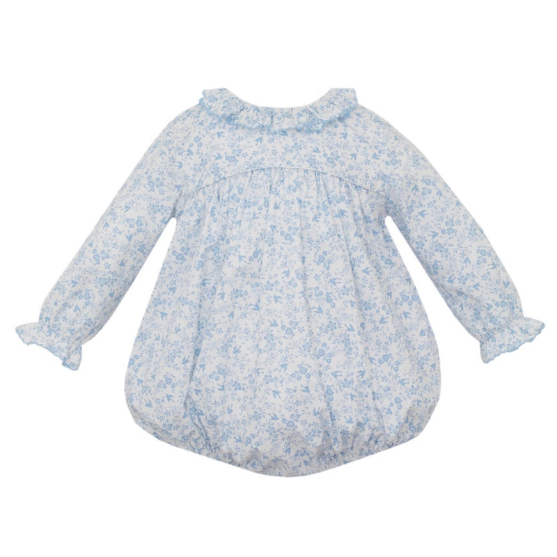 Petit Bebe Blue Floral Bubble