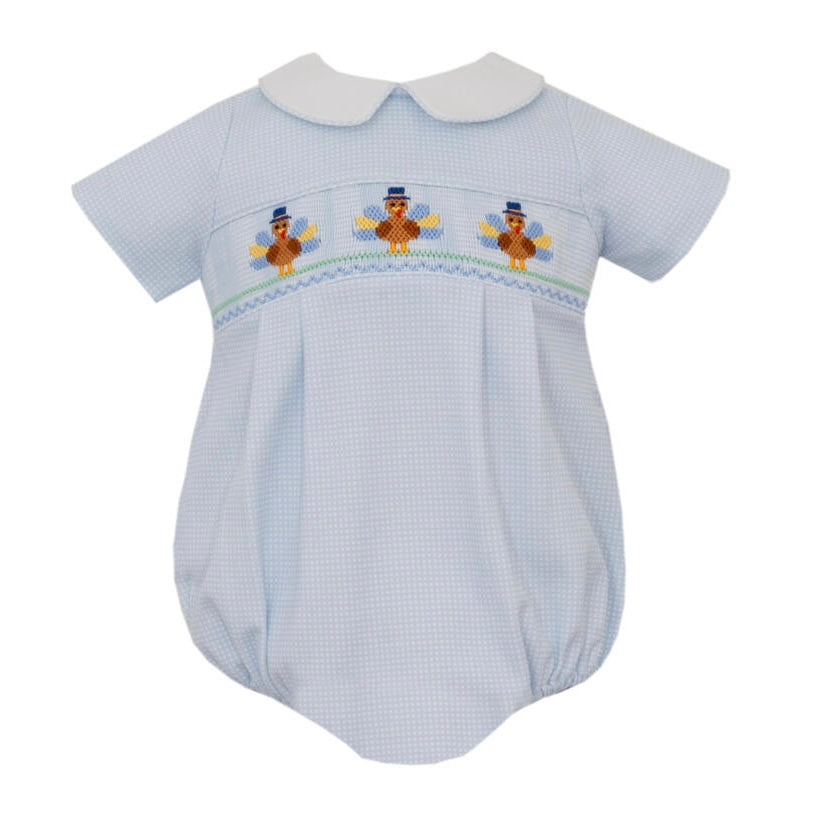 *Pre-Sale* Petit Bebe Turkey Bubble - Blue