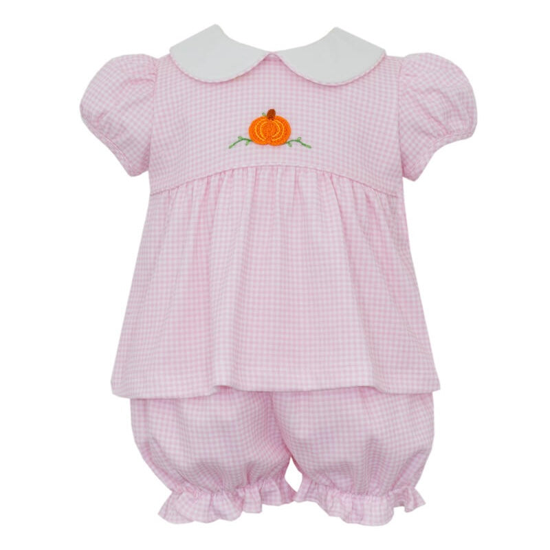 Petit Bebe Pumpkin Bloomer Set - Pink