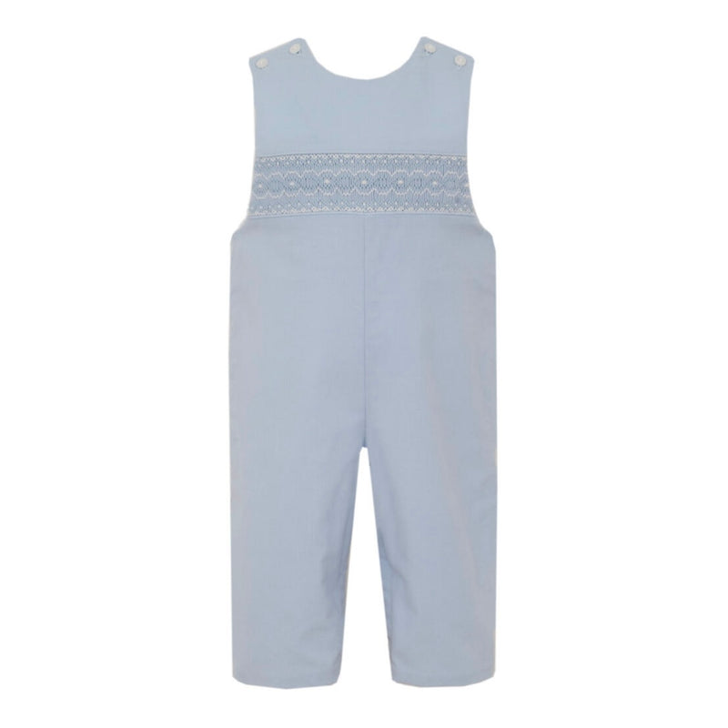 Petit Bebe Smocked Corduroy Jon Jon Set - Blue