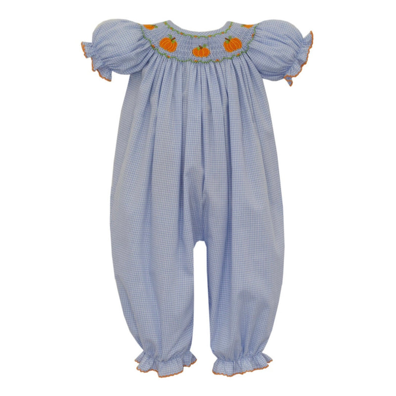 *Pre-Sale* Petit Bebe Pumpkin Long Bubble - Blue