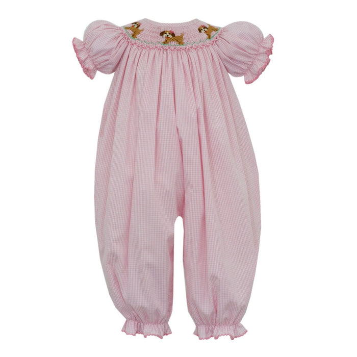 *Pre-Sale* Petit Bebe Puppies Long Bubble - Pink