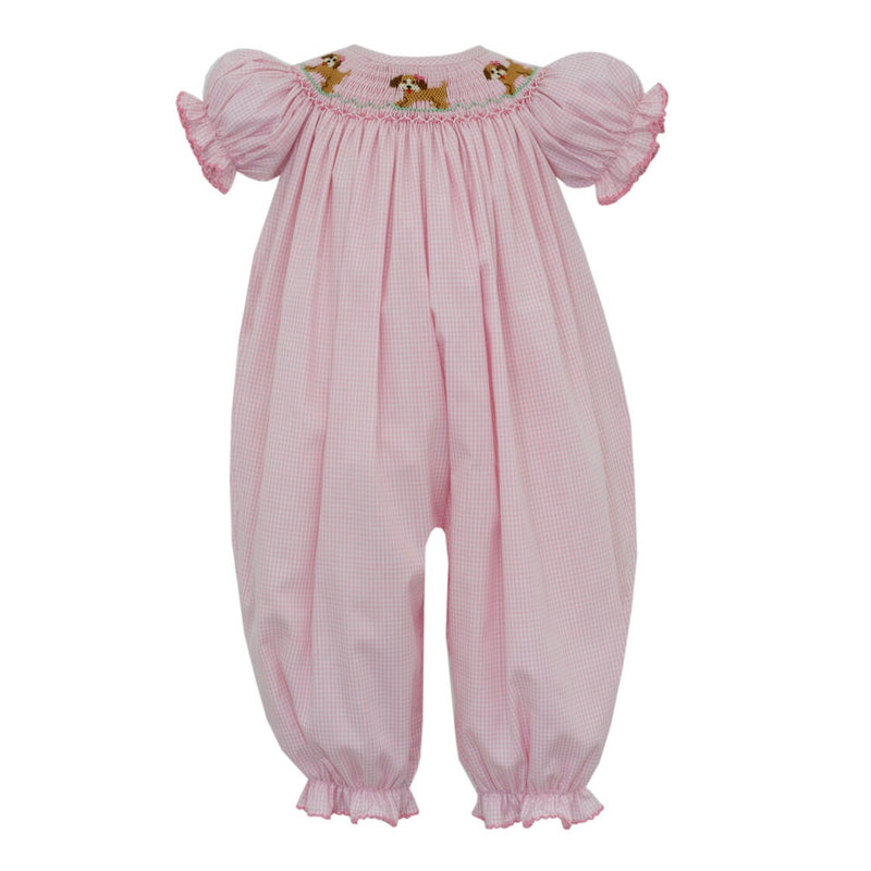 *Pre-Sale* Petit Bebe Puppies Long Bubble - Pink