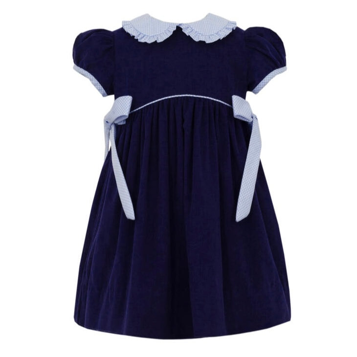 Petit Bebe Corduroy Dress - Navy