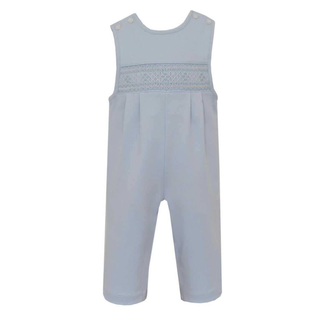 Petit Bebe Smocked Jon Jon Set - Blue