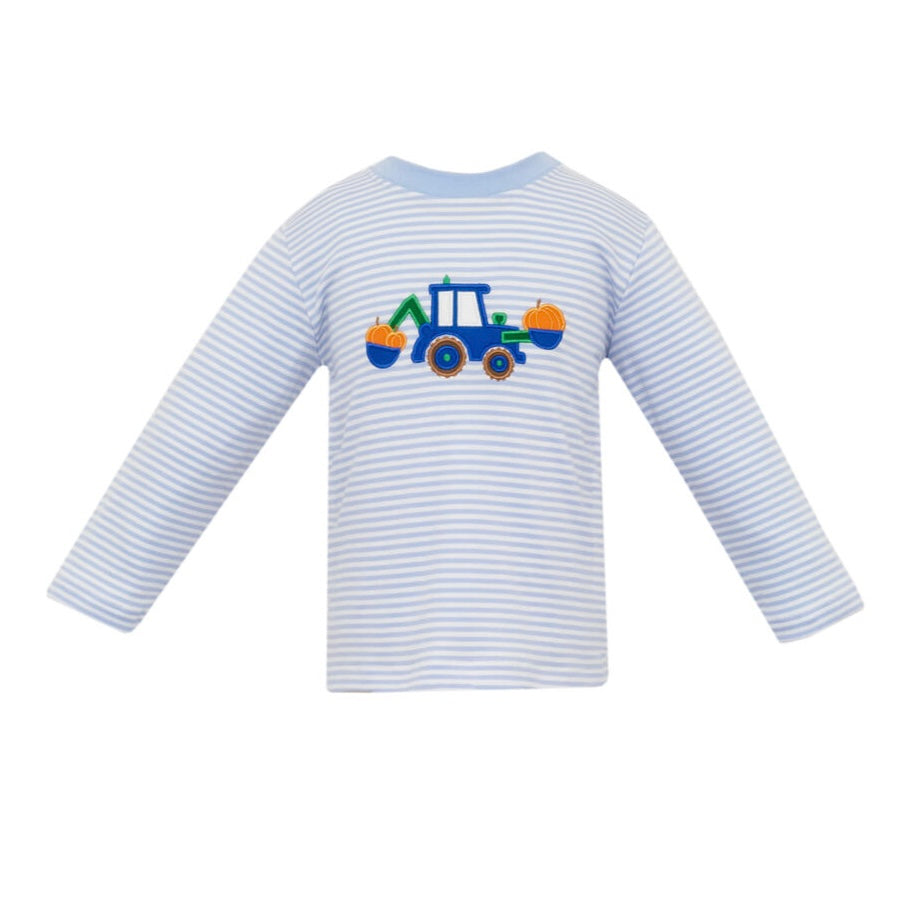 Claire & Charlie Pumpkin T-Shirt - Blue