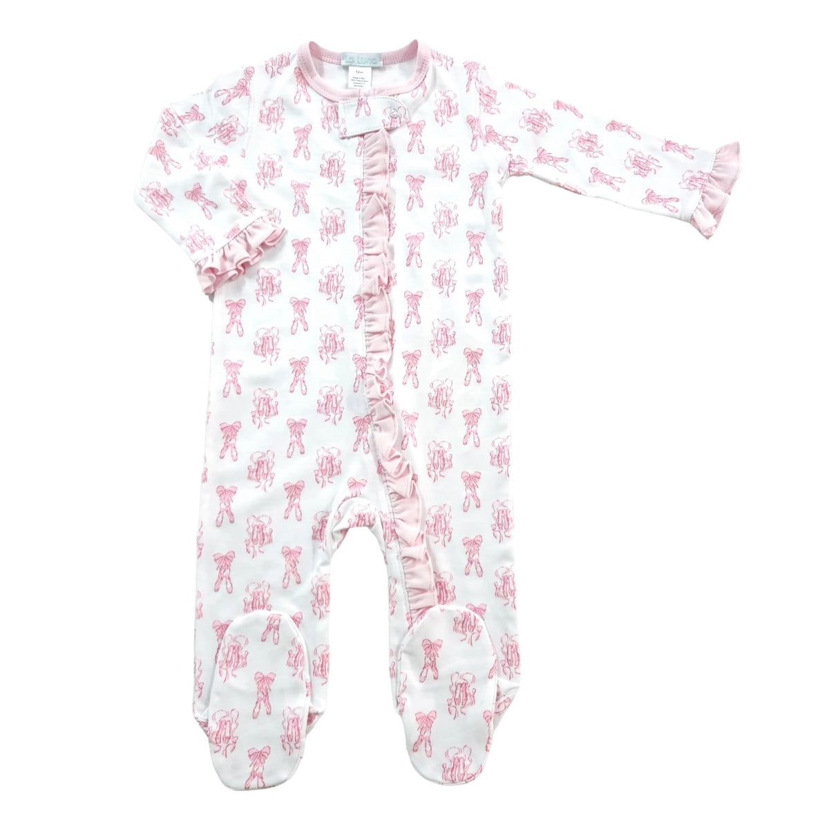 *Pre-Sale* La Luna Pink Ballet Footie