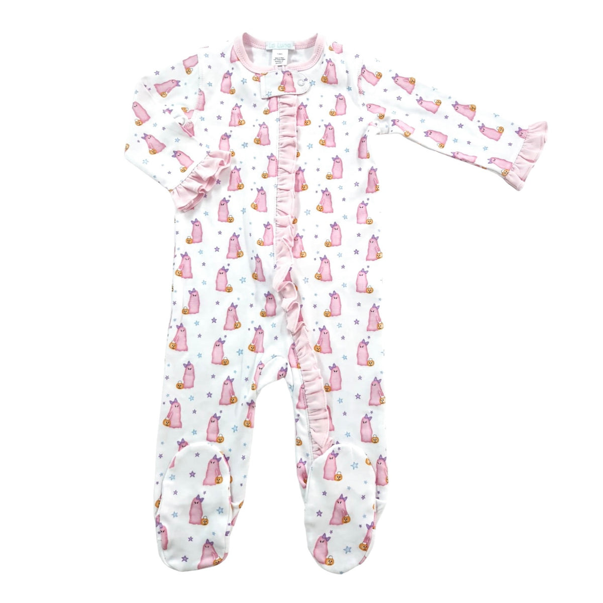 *Pre-Sale* La Luna Ghost Footie - Pink