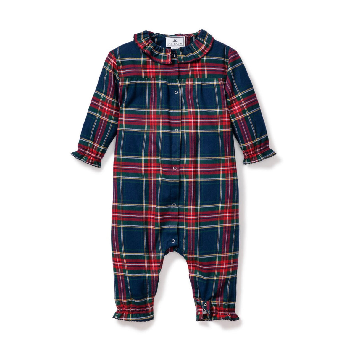 *Pre-Sale* Petite Plume Girls Romper - Windsor Tartan