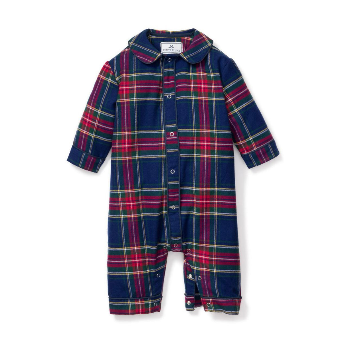 *Pre-Sale* Petite Plume Boys Romper - Windsor Tartan