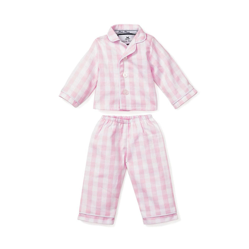 Petite Plume Doll Pajamas - Pink Gingham