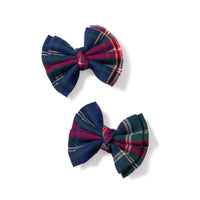 *Pre-Sale* Petite Plume Hair Bows - Windsor Tartan