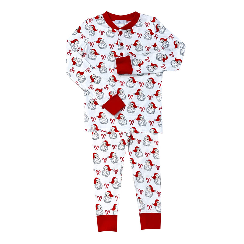 Ishtex Boys Santa Pajama Set - Red