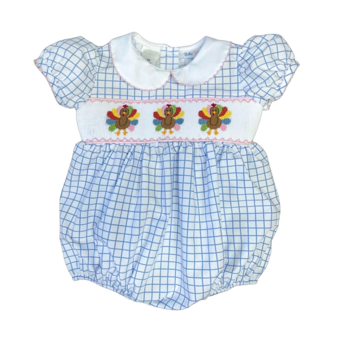 *Pre-Sale* Lulu Bebe Girls Turkey Bubble - Blue