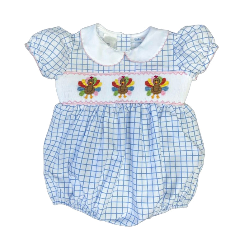 Lulu Bebe Girls Turkey Bubble - Blue