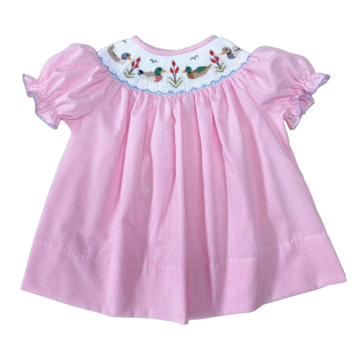 Lulu Bebe Ducks Dress - Pink