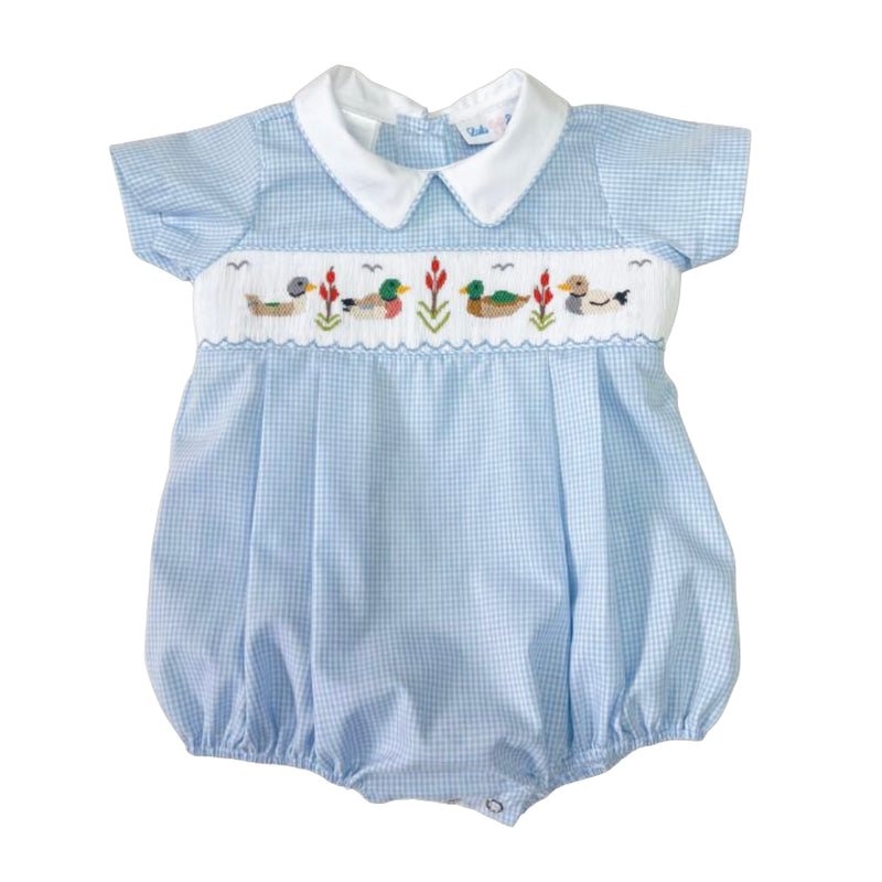 Lulu Bebe Boys Ducks Bubble - Blue