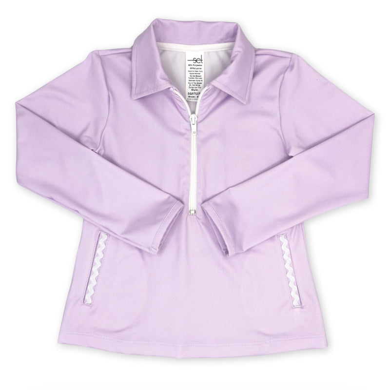 *Pre-Sale* Set Athletics Half Zip Pullover - Purple