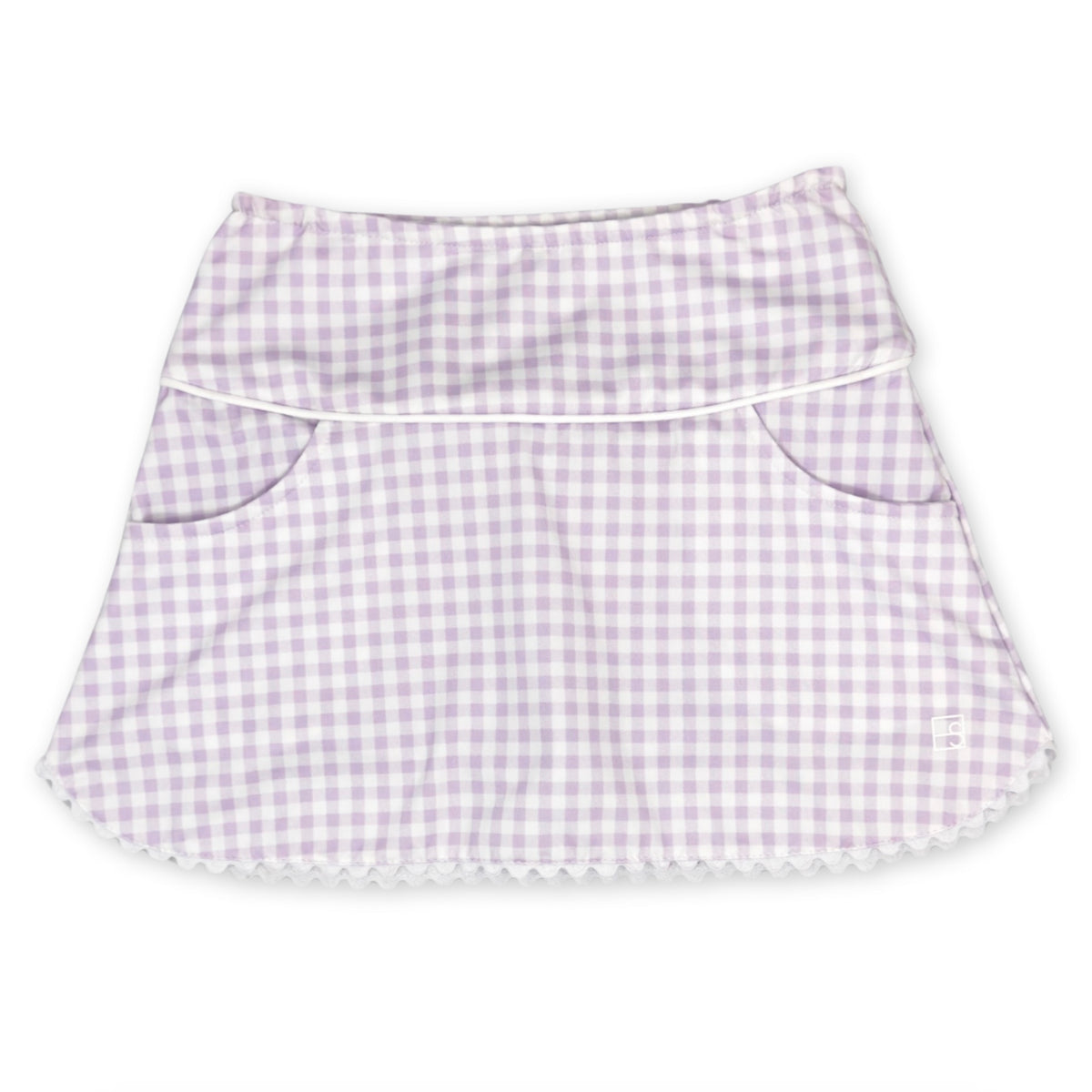 Set Athletics Skort - Purple Gingham