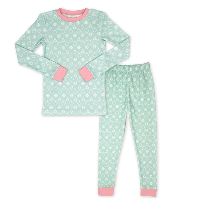 Set Athletics Very Merry Pajama Set - Green