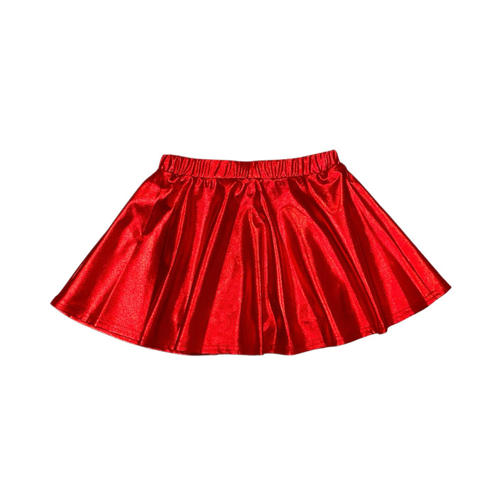 *Pre-Sale* LB Kids Metallic Skirt - Red